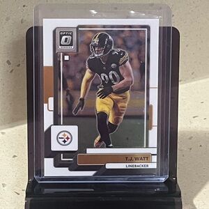 🏈 T.J. Watt 2022 Panini Donruss Optic Football NFL Sports Trading Card #168